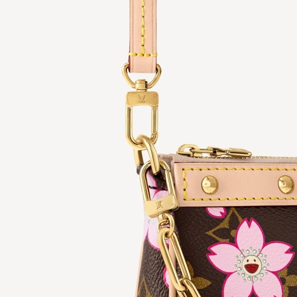 Louis Vuitton X TM MURAKAMI 2025 New Cherry Blossom Pochette Accessoires… - Picture 6 of 13
